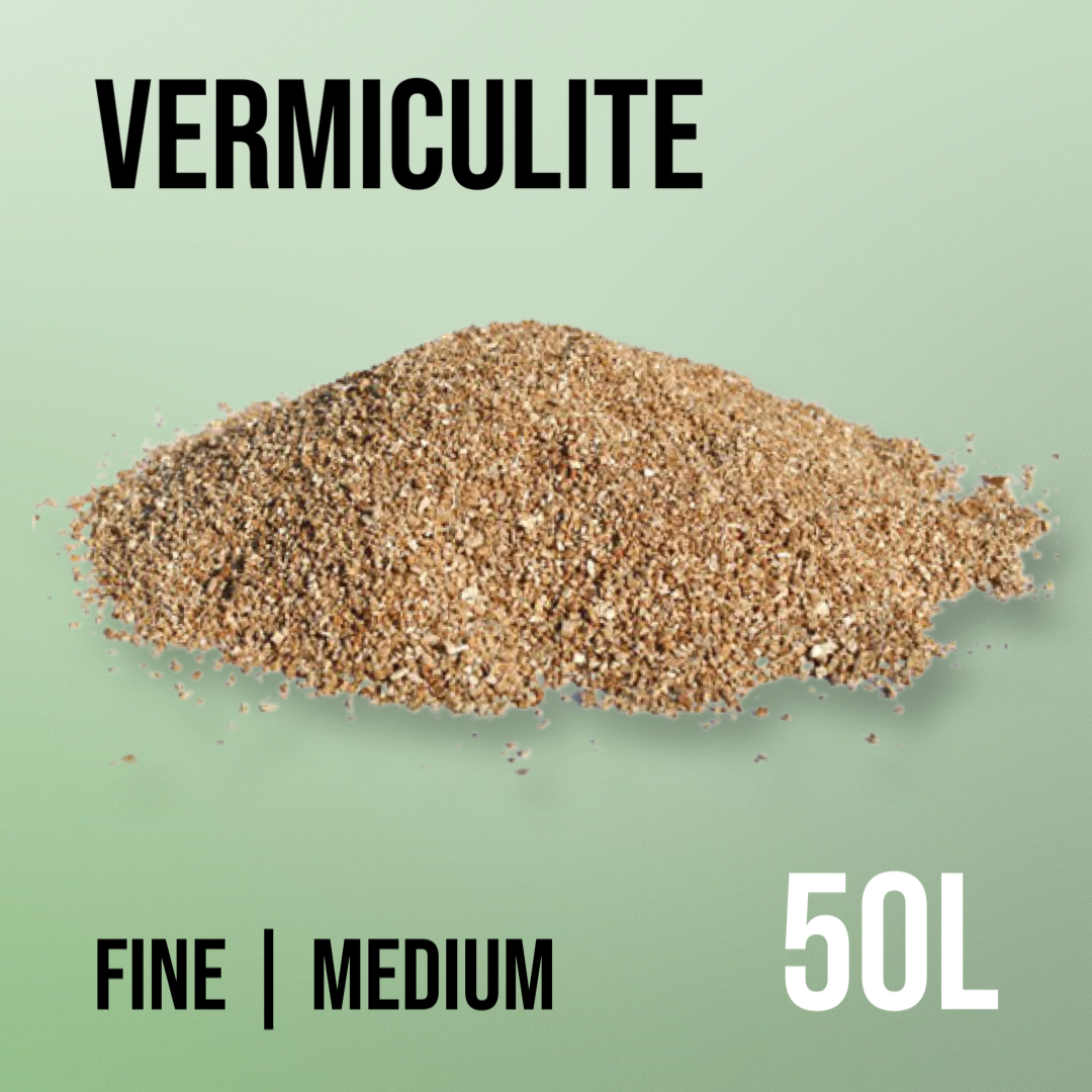 50L Vermiculite for casing layer / hydration of mushroom substrates (Fine / Medium)